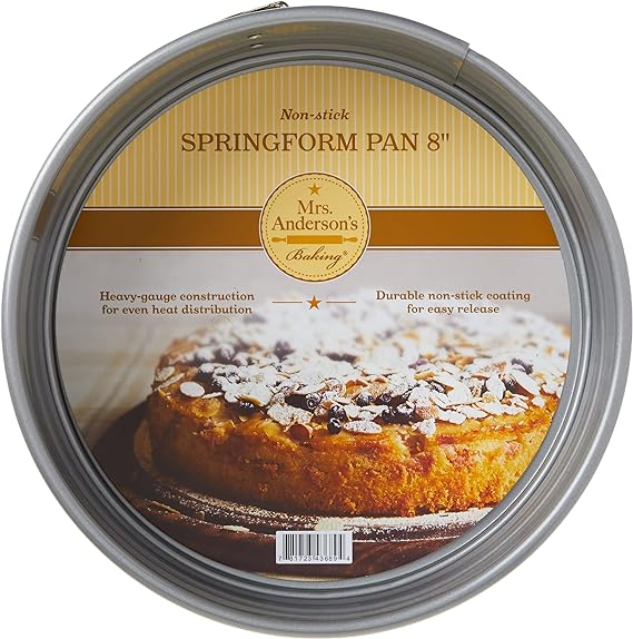 HIC Brands that Cook Mrs. Anderson's Baking Non-Stick Carbon Steel Springform Pan, 8-Inch