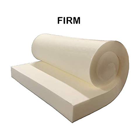 GoTo Foam 6" Height x 30" Width x 72" Length 44ILD (Firm) Upholstery Cushion Made in USA