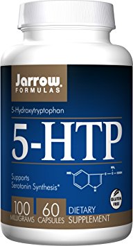 Jarrow 5-HTP (Gluten Free, 100mg, 60 Capsules)