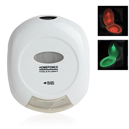 OriGlam® LED Energy-efficient Person Motion Sensor Toilet Light with Red and Green Light