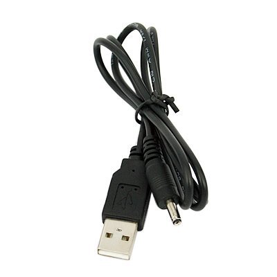 HDE 3.5mm Barrel Jack 5V DC to USB Power Cable