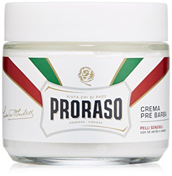Proraso Pre-Shave Cream, Sensitive Skin, 3.6 Oz
