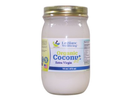 EXTRA VIRGIN ORGANIC COCONUT OIL, Cold Pressed Raw Coconut, Retains Its Natural Flavor and Aroma. Use for Frying, Baking, and Skin Moisturizing. Great For Your Pet's Coat too.