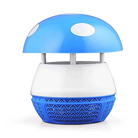 X-Pest LED Electronic Mosquito Killer Lamp, Household Photocatalytic Mosquito Lamp, Mushroom , Without Radiation for Pregnant Women and child, Blue