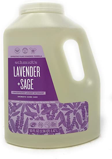 Schmidt's Deodorant, Laundry Detergent Lavender Sage, 50 Ounce