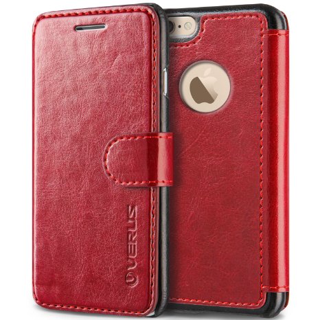 iPhone 6S Case Verus Layered DandyWine Red - Card SlotFlipSlim FitWallet - For Apple iPhone 6 and iPhone 6S 47 Devices