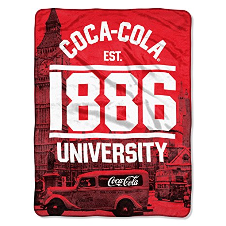 The Coca-Cola Company, London Micro Raschel Throw by The Northwest Company, 46 by 60"