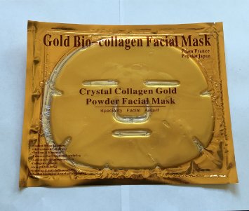 Luxurious 24k Gold Bio-collagen Facial Mask 5pcs By Pro Natural Inc by EBP Medical