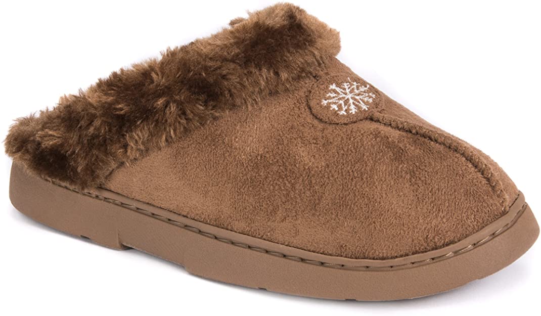 MUK LUKS Women's Clog with Fur Lining Slipper