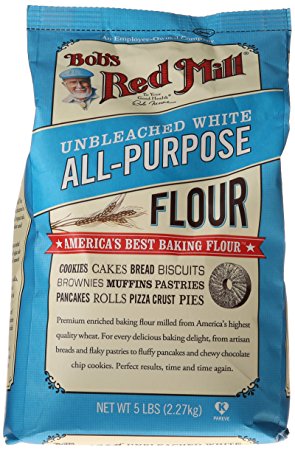 Bob's Red Mill Unbleached White All-Purpose Flour, 5 lb