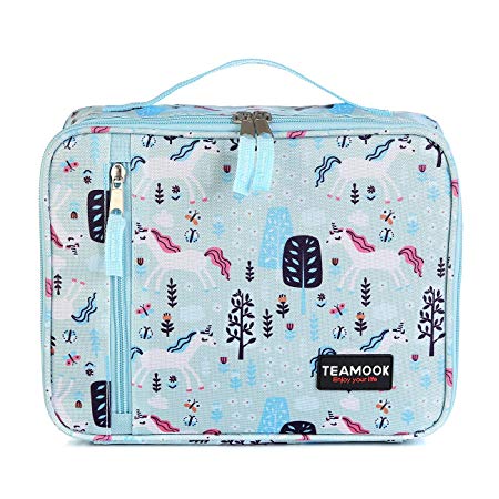 TEAMOOK Lunch Bag Insulated Lunch Box Cool Bag for Women Men and Kids 5L Fasionable Unicorn