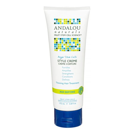 Andalou Naturals Argan Hair Styling Cream, Age Defying, 5.8 Oz