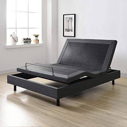 Classic Brands 126018-7060 Posture   Adjustable Bed Base Split King Black