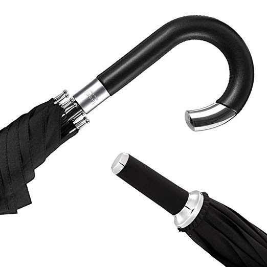 DAVEK ELITE UMBRELLA - Quality Cane Umbrella with Automatic Open, Strong & Windproof