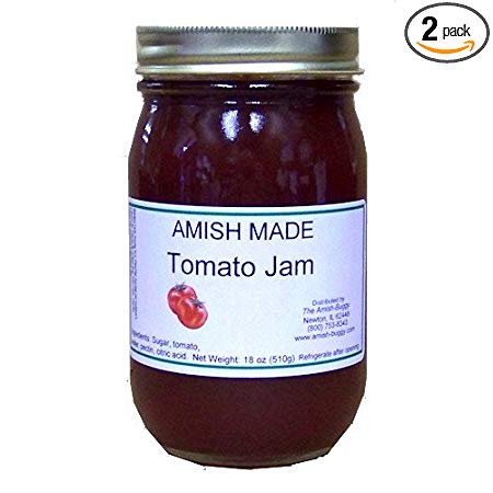 Amish Tomato Jam - Two 18 Oz Jars