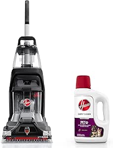 Hoover PowerScrub XL Pet Carpet Cleaner Machine, Deep Cleaning Carpet Shampooer with Multi-Purpose Tools, FH68050   64 oz Pet Carpet Cleaner Solution, AH31925