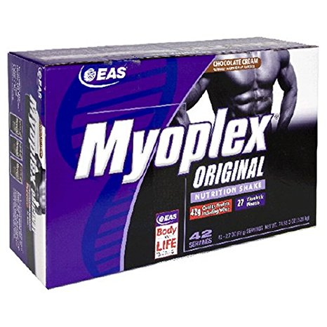EAS Myoplex Original Nutrition Shake, Chocolate Cream, Pack of 42