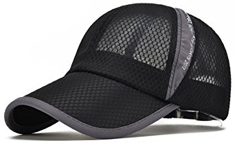 ELLEWIN Summer Baseball Cap Quick Dry Cooling Sun Hats Flexfit Sports Caps Mesh Hat For Golf Cycling Running Fishing Outdoor Research