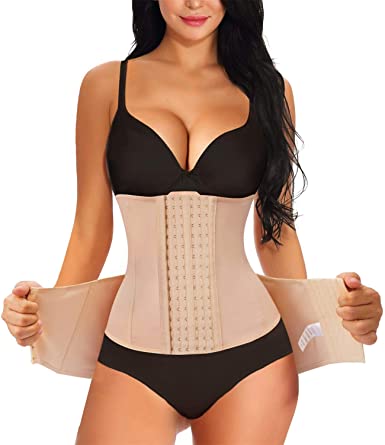 BRABIC 2 in 1 Postpartum Belly Wrap Girdle Pelvis Belt Waist Trainer Tummy Control Shapewear for Women