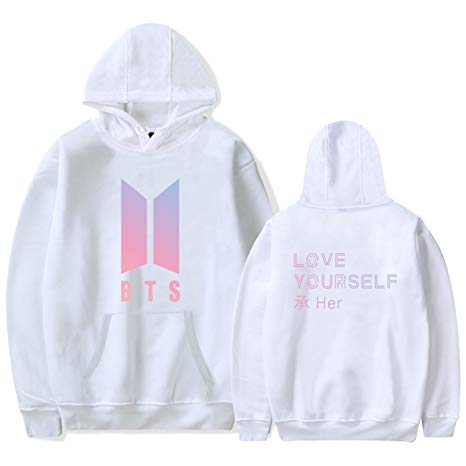 Dolpind BTS Hoodie Sweater V Rap-monster Suga Jin Jimin J-hope Jung Kook Love Yourself Jacket Pullover