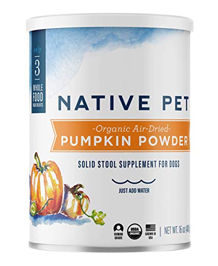 Native Pet Organic Pumpkin for Dogs (8 oz, 16 oz) - All-Natural, Organic Fiber for Dogs - Mix with Water to Create Delicious Pumpkin Puree - Prevent Waste with a Canned Pumpkin Alternative!