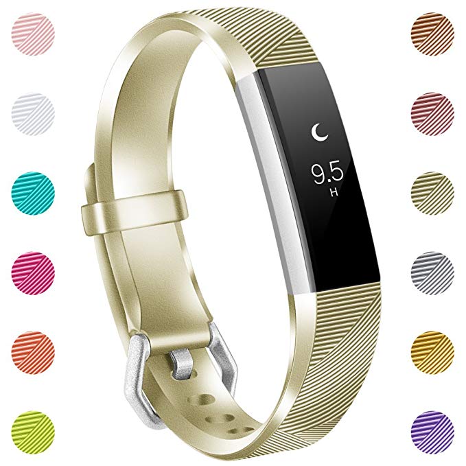 Maledan Replacement Accessories Bands for Fitbit Alta/Alta HR and Fitbit Ace, Small Large