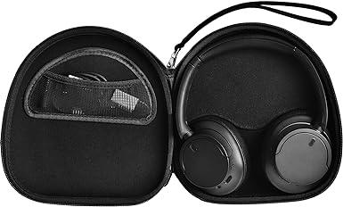 Case Compatible with Sony WH-CH720N Noise Canceling Wireless Headphones Bluetooth Over The Ear Headset, Carrying Storage Organizer Travel Bag Pouch for USB Cable (Box Only)