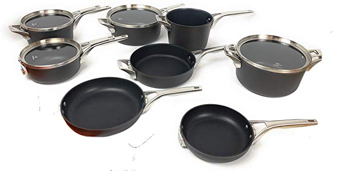 Calphalon Premier 12-piece Hard Anodized Space Saving Cookware