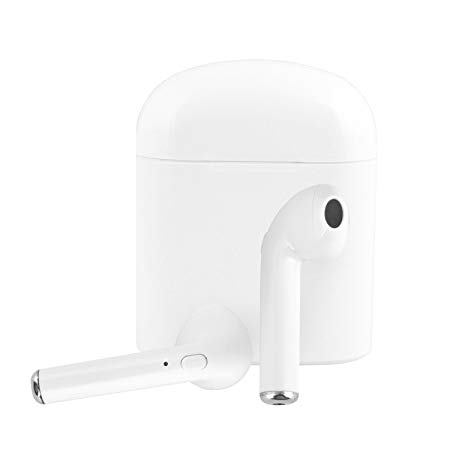 KUPPET Wireless Earbuds Stereo Earphone Cordless Sport Headsets,Bluetooth In-Ear Earphones with Built-In Mic & Charging Case for phones