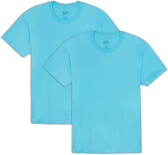 Fruit of the Loom Men's Eversoft Cotton T Shirts, Breathable & Moisture Wicking with Odor Control, Sizes S-4x