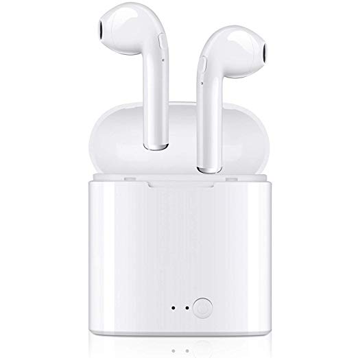 Bluetooth Headphones, Mini Wireless Earphones in-Ear Earbuds, HiFi HD Stereo Mini Bluetooth Headset with Microphone Noise Cancelling