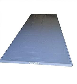 Auto Care Products 70049 Clean Park 4.5' x 9' Heavy Duty Motorcycle/Golf Cart Mat with 50-mil Vinyl Sheeting