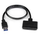 Startech USB 30 to 25 inch SATA III Hard Drive Adapter Cable with UASP