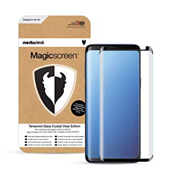 MediaDevil Screen Protector for Samsung Galaxy S9 - Full-Screen Tempered Glass Clear Edition (1-Pack)