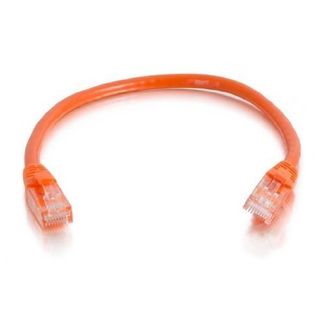 C2G / Cables To Go 00452 Cat5e Snagless Unshielded (UTP) Network Patch Cable, Orange (15 Feet/4.57 Meters)