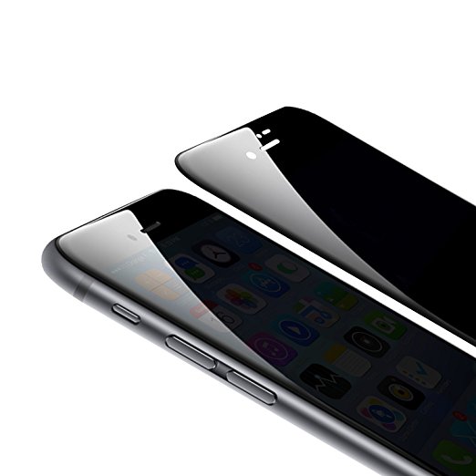 iPhone 8 Plus / 7 Plus Privacy Screen Protector, KSWNG iPhone 8 Plus Screen Protector Anti-Spy Tempered Glass Screen 9H Premium Anti-Scratch/Fingerprint
