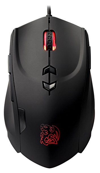 Thermaltake Tt e SPORTS Theron 5600 DPI 7-Color Software Performance Monitoring Laser Gaming Mouse MO-TRN006DT