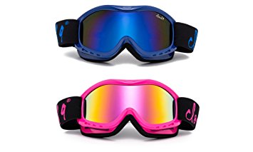 Cloud 9 - Kids Boys & Girls Snow Goggles "Tailgrab" Anti-Fog UV400 Snowboarding Ski 14 POPULAR COLORS TO CHOOSE!
