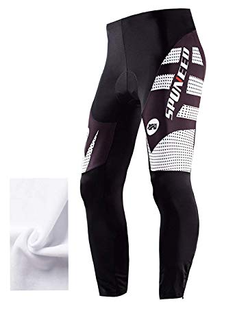 sponeed Men's Bicycle Pants 4D Padded Cycling Tights Leggings Outdoor Cyclist Riding Bike Wear