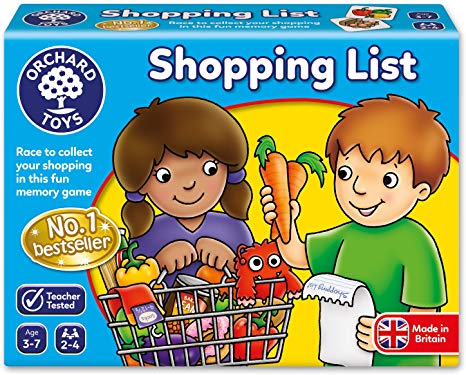Orchard Shopping List Memory Game