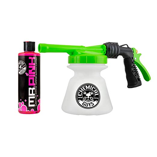 Chemical Guys HOL313 Superior Surface Cleanser(Torq Snow Foam Blaster R1 Foam Gun & Mr. Pink Super Suds Shampoo), 16 fl. oz, 1 Pack
