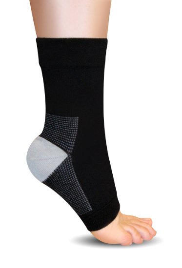AprilTex Foot Sleeve With True Graduated Compression 9733 Buy 1 Sleeve and Get the 2nd for 50 Off 9733 High Quality Ankle Support for Relief of Plantar Fasciitis Edema and More 9733 for Men and Women 9733 One Sleeve
