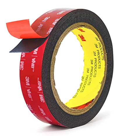 Double Sided Tape Heavy Duty Mounting Tape Strong Adhesive Tape Waterproof Foam Tape for LED Strip Light Indoor and Out Door(1in X 10ft)