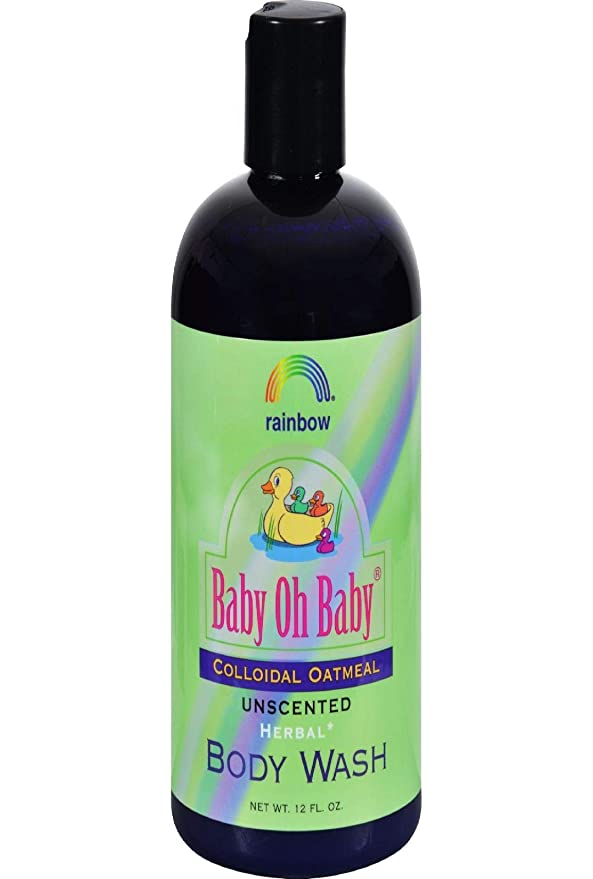 Baby Oh Baby Colloidal Oat Body Wash Unscented Rainbow Research 12 oz Liquid