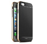 Ipaky Iphone 6 47 Case - Slim Fit Hybrid Bumper Cover Case Flexible TPU  Hard Pc Exclusive for Apple Iphone 6 47 2014 champagne gold
