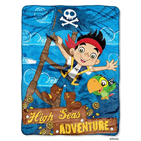 Disney's Jake & The Neverland Pirates "Hi Seas Pirate" Micro Raschel Throw - 46"x60"