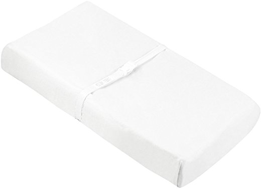 Kushies Baby Change Pad Fitted Sheet, White Solid