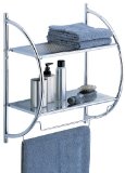 Organize It All 2-Tier Shelf with Towel Bars 1753