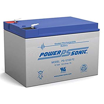 Powersonic PS-12120 12 Volt 12 Amp Sealed lead acid Battery