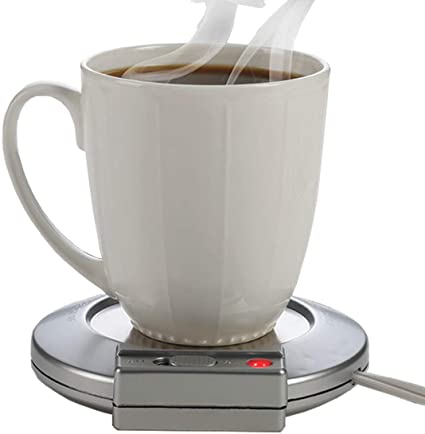 Mug Warmer – Beverage Heating Plug In Plate For Keeping Coffee & Tea Candle Wax Warmer For Home Or Office